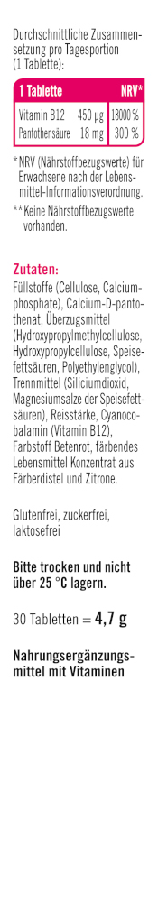 taxofit Vitamin B12 450 30 St Tabletten