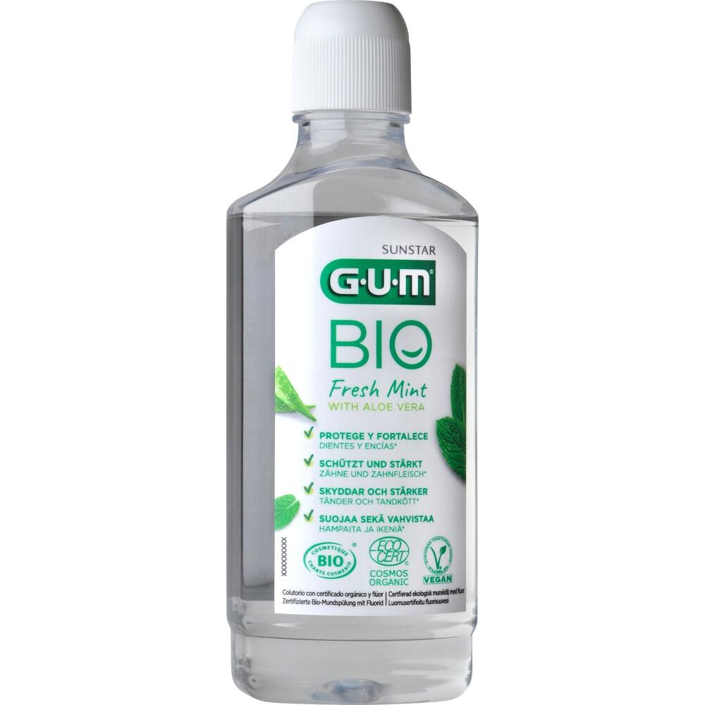 GUM BIO Fresh Mint Mundspülung 500 ml Mundwasser