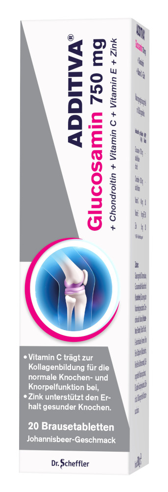 ADDITIVA Glucosamin 750 mg  20 St Brausetabletten