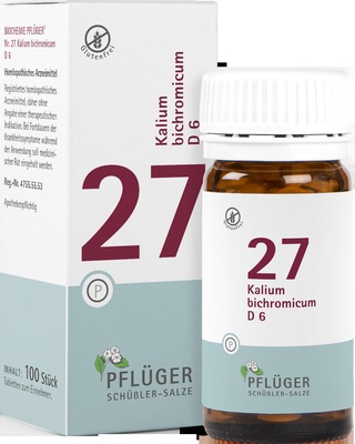 Schüßler-Salz Nr. 27 Kalium bichromicum D6 100 St Tabletten