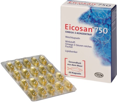 Eicosan 750 Omega-3-Konzentrat 60 St Weichkapseln