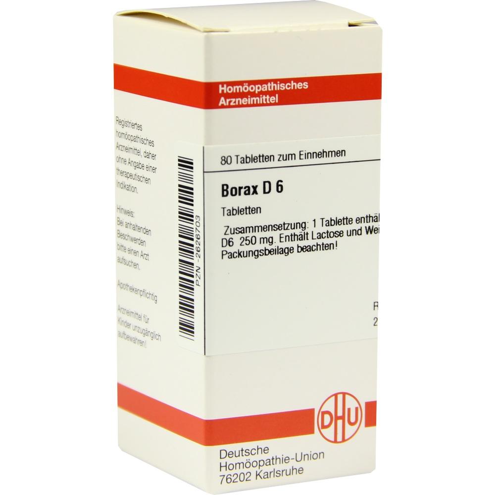 BORAX D 6  80 St Tabletten