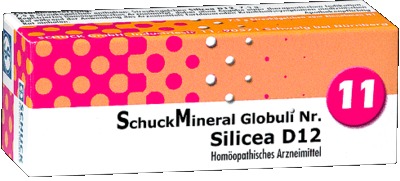 SCHUCKMINERAL Globuli 11 Silicea D12 7.5 g Globuli