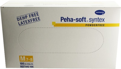 Peha-soft syntex Puderfrei Untersuchungshandschuhe unsteril M 100 St Handschuhe