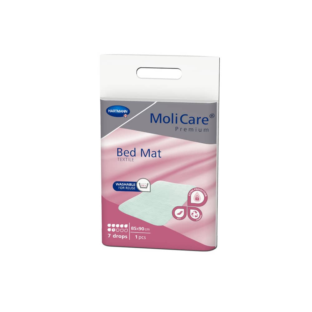 MoliCare Premium Bed Mat Textile 7 Krankenunterlagen 85x90cm 1 St