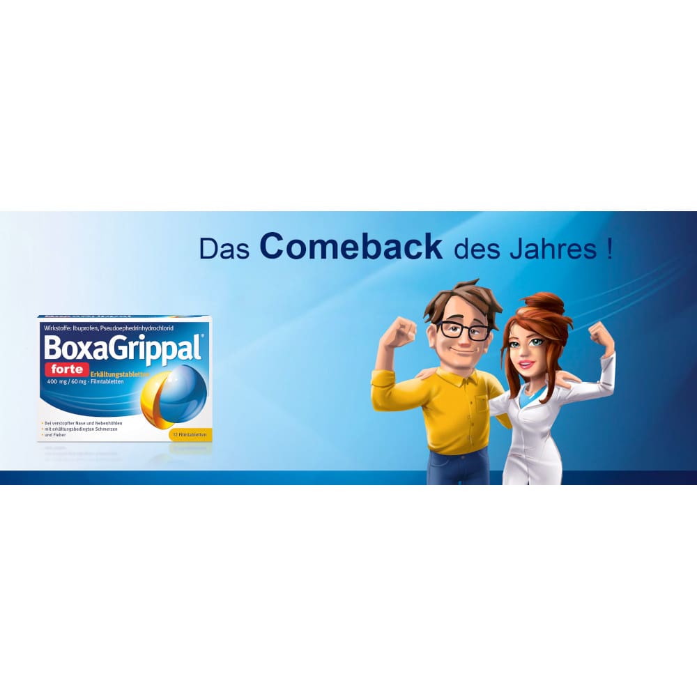 BoxaGrippal forte 400 mg / 60 mg 12 St Filmtabletten
