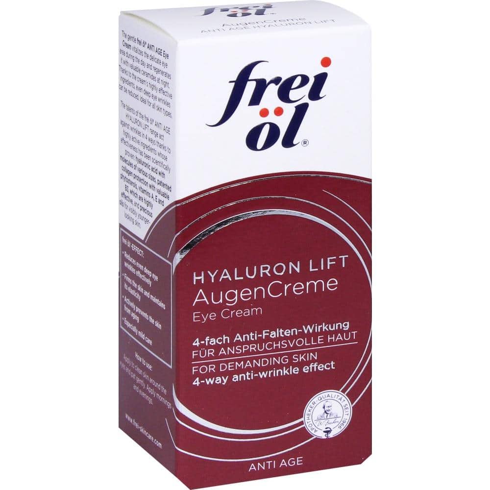 frei öl Anti-Age Hyaluron Lift AugenCreme 15 ml Creme