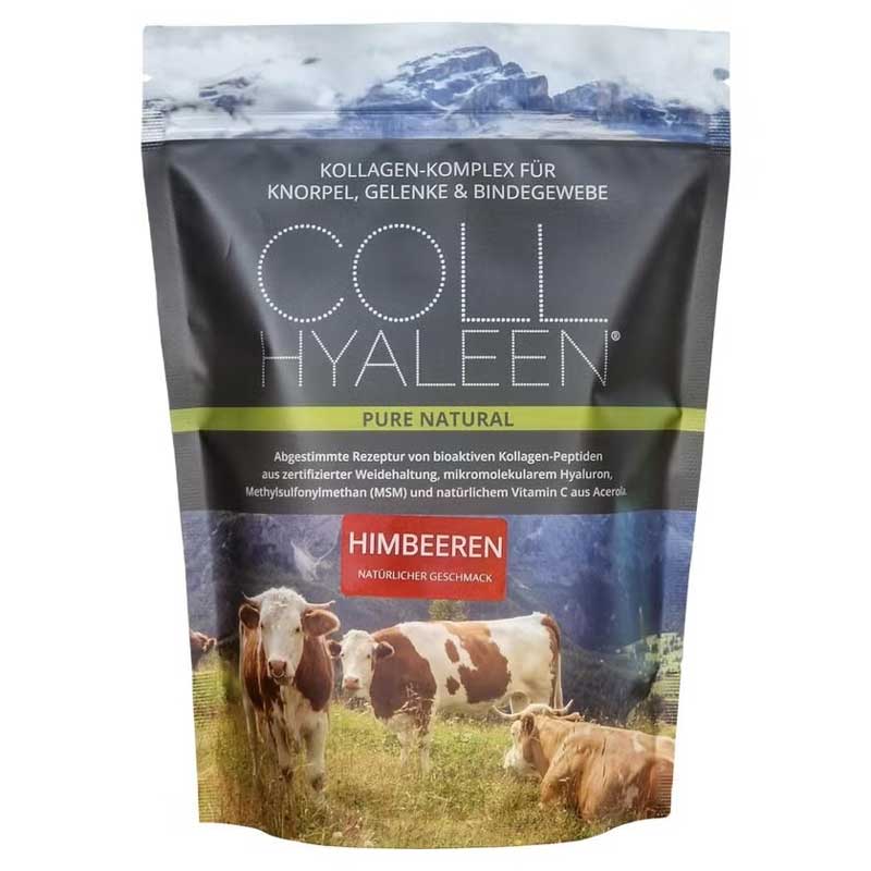 COLLHYALEEN PURE NATURAL HIMBEEREN 360 g Pulver zur Herstellung einer Lösung zum Einnehmen