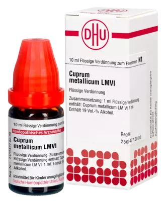 LM CUPRUM metallicum VI Dilution 10 ml Dilution