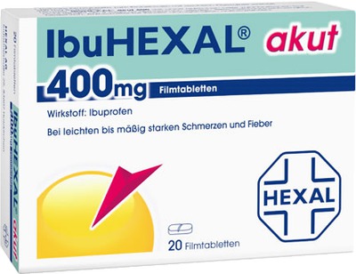 IbuHEXAL akut 400mg 20 St Filmtabletten