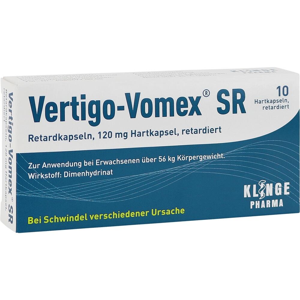 Vertigo-Vomex SR Retardkapseln 10 St Retard-Kapseln