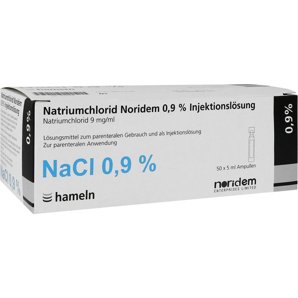 Natriumchlorid Noridem 0,9% Inj.-Lösung 50X5 ml Injektionslösung