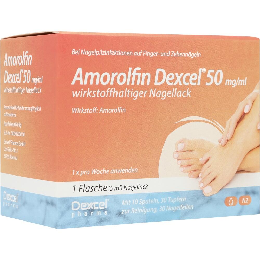 Amorolfin Dexcel 50 mg/ml 5 ml Wirkstoffhaltiger Nagellack