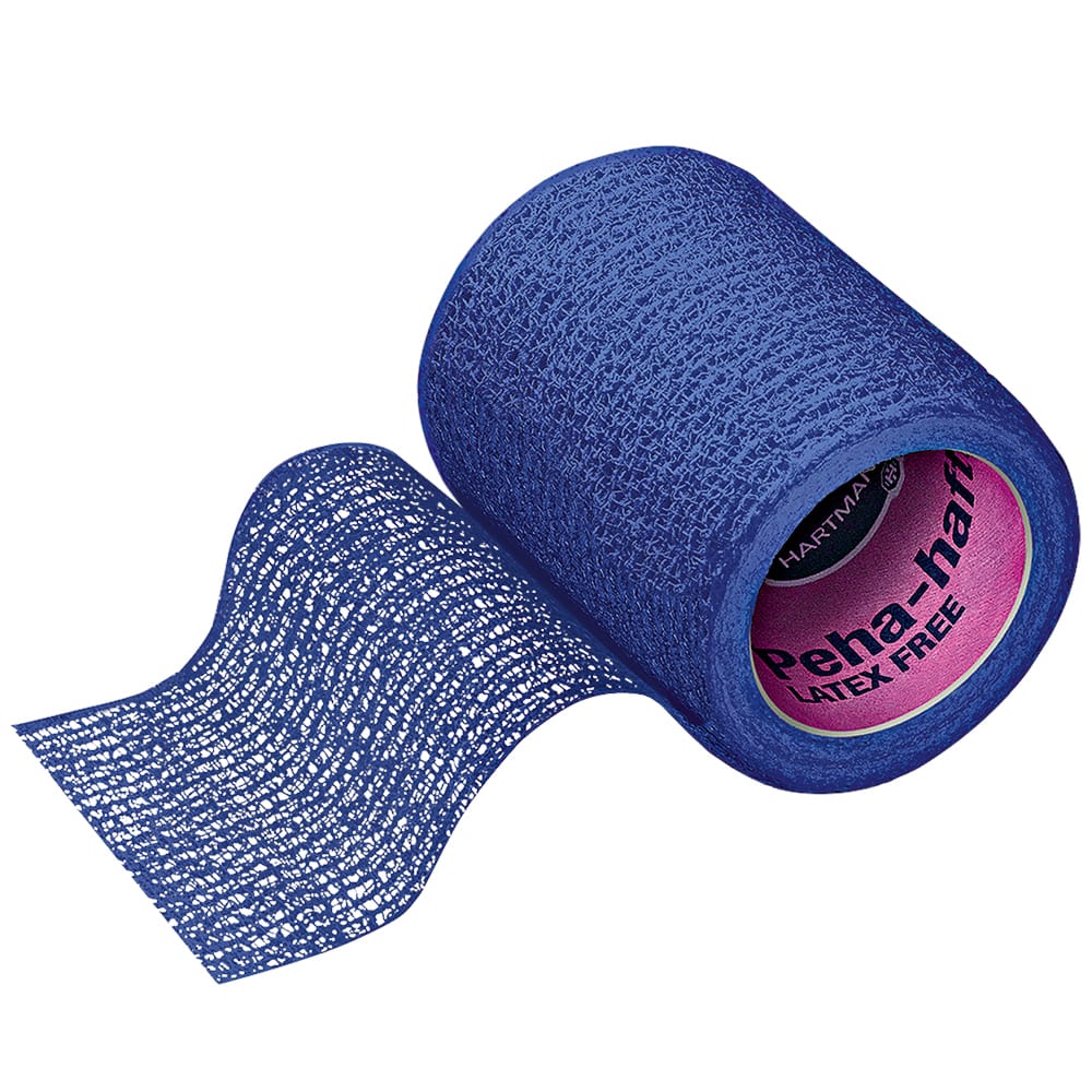 PEHA-HAFT Color Fixierbinde latexf.6 cmx4 m blau 1 St Binden