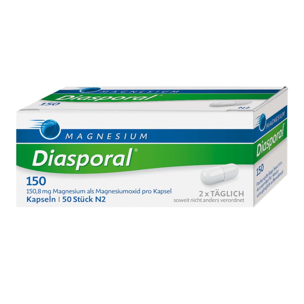 MAGNESIUM Diasporal 150 50 St Kapseln