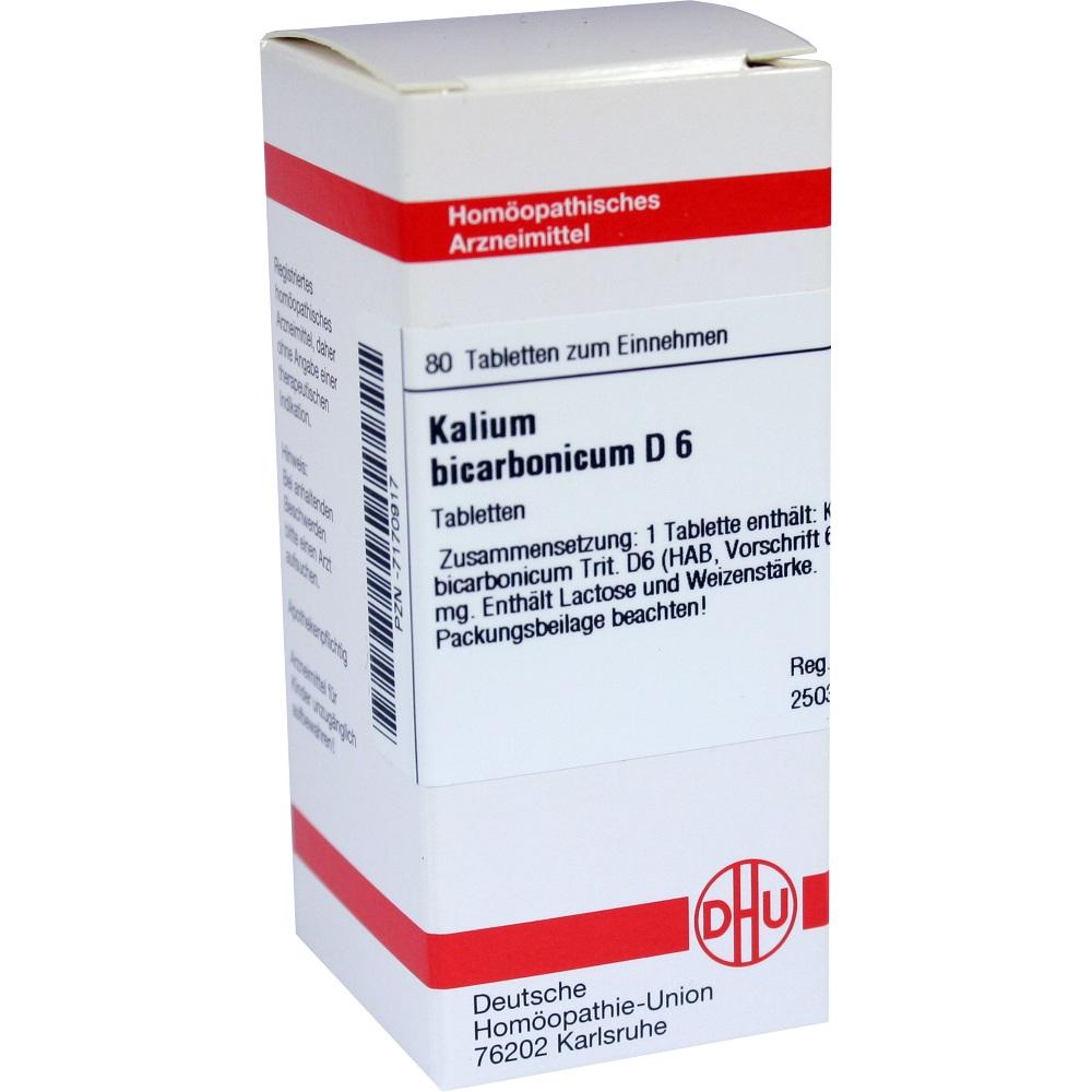 KALIUM BICARBONICUM D 6 Tabletten 80 St Tabletten