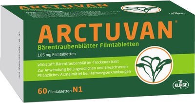 ARCTUVAN Bärentraubenblätter 60 St Filmtabletten