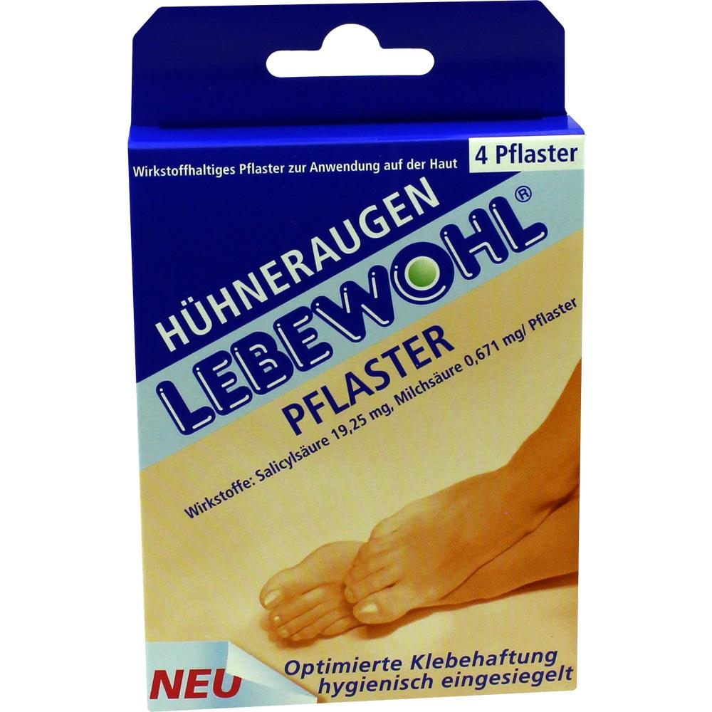 Lebewohl Hühneraugenpflaster 4 St Pflaster