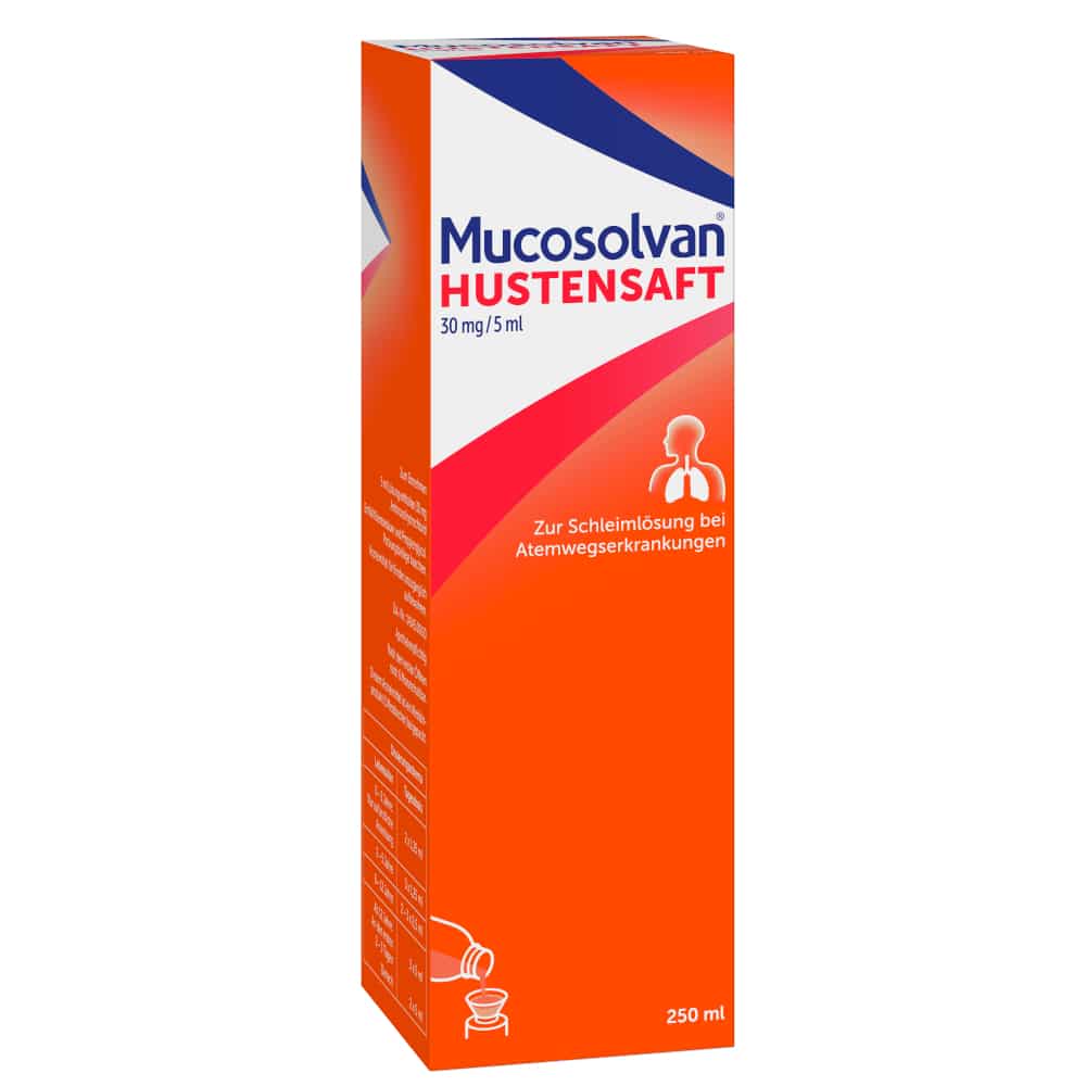Mucosolvan HUSTENSAFT 30 mg/5 ml 250 ml Lösung zum Einnehmen