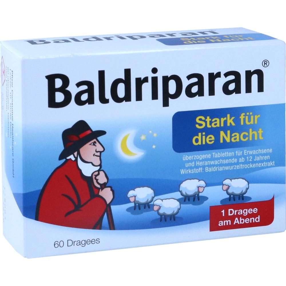 Baldriparan Stark für die Nacht 60 St Überzogene Tabletten