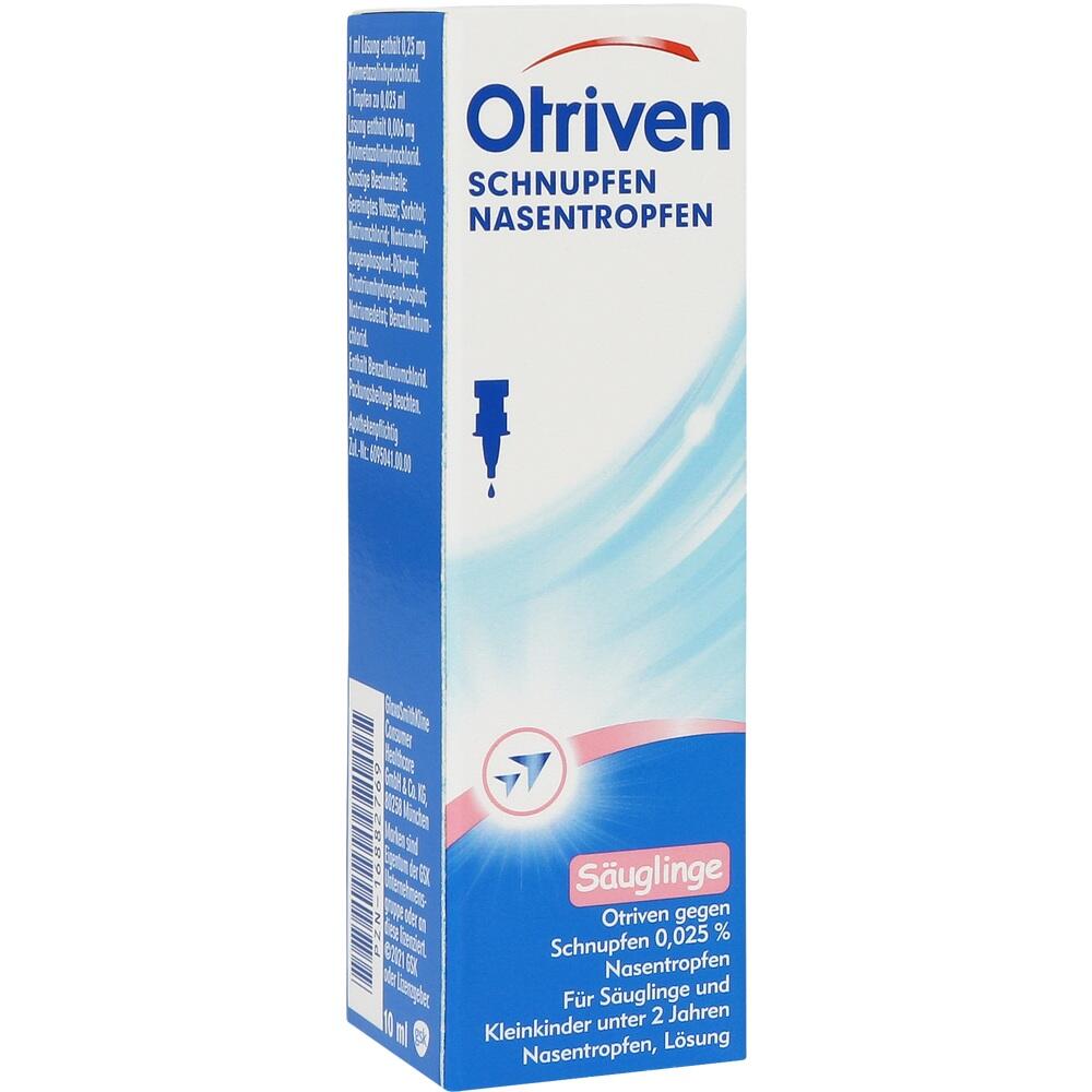 Otriven SCHNUPFEN NASENTROPFEN 0,25mg/ml Säuglinge & Kleinkinder  10 ml Nasentropfen