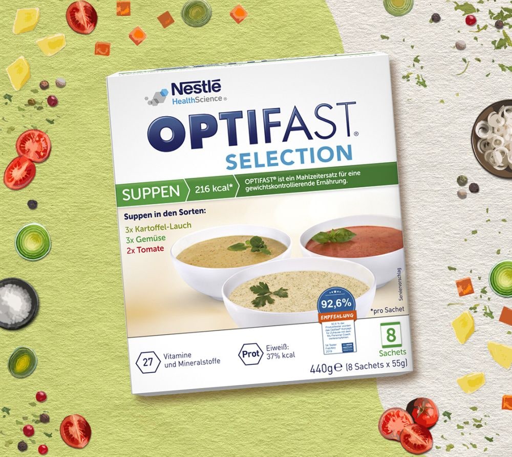 OPTIFAST SELECTION SUPPEN 8X55 g Pulver