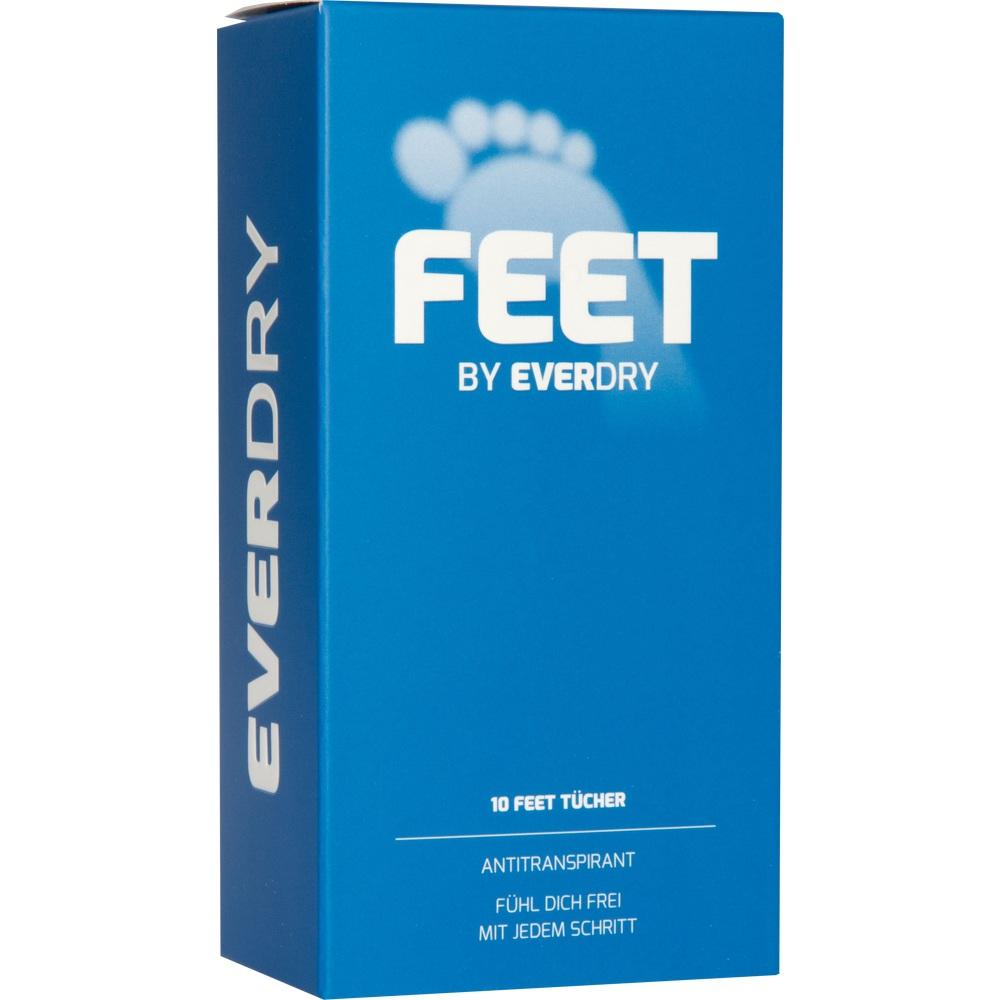 EVERDRY Antitranspirant Feet Tücher 10 St Tücher