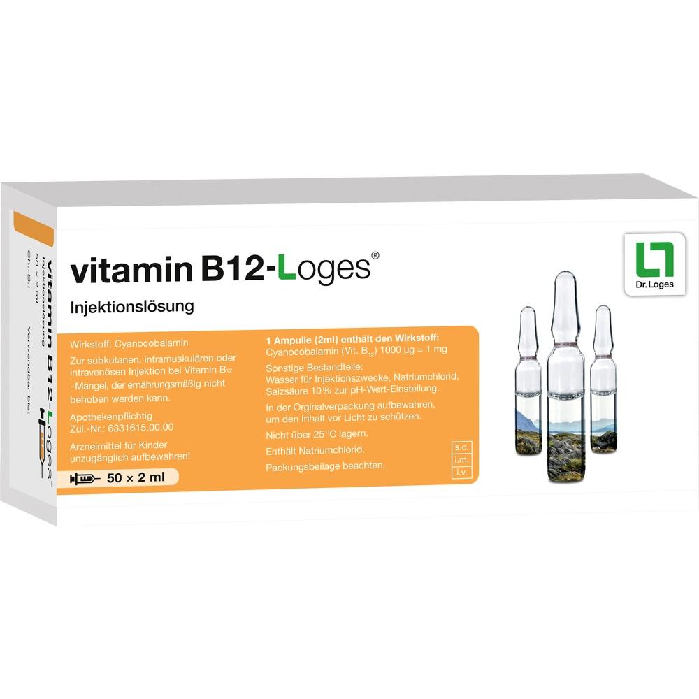 vitamin B12-Loges Injektionslösung 50X2 ml Ampullen