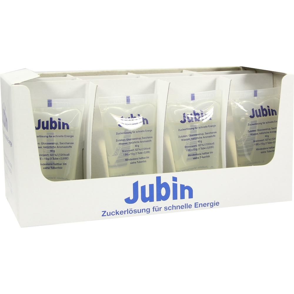 JUBIN Zuckerlösung schnelle Energie Tube 12X40 g Tube