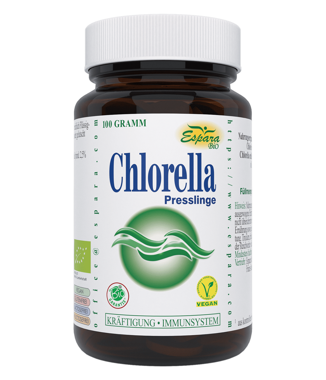Espara BIO Chlorella Presslinge 100 g Presslinge