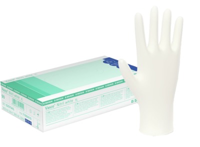 Vasco Nitril white Untersuchungshandschuhe Größe L 150 St Handschuhe
