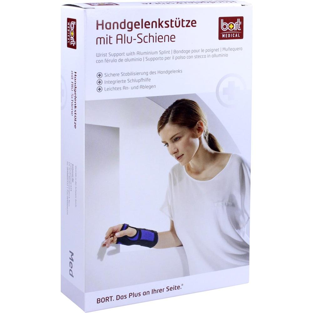 BORT Handgelenkstütze m.Alusch.rec.medium haut 1 St