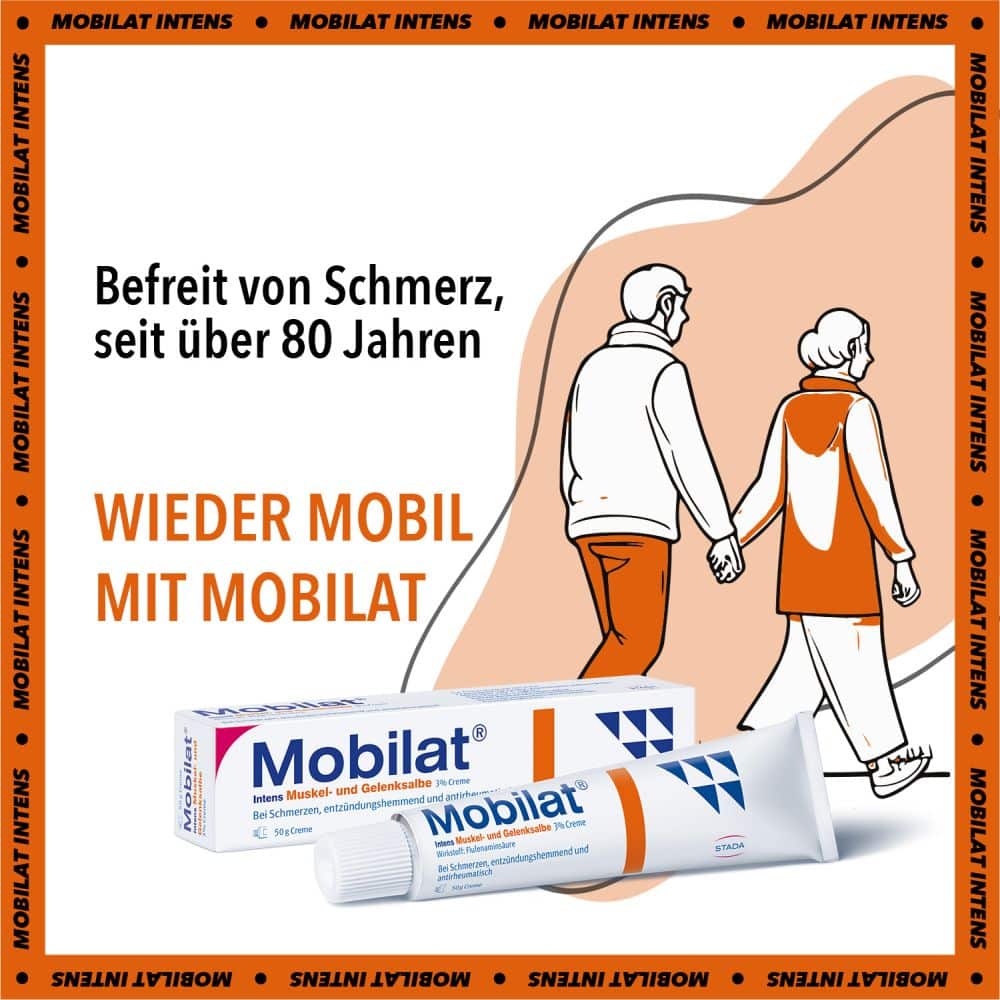 Mobilat Intens Muskel- und Gelenksalbe 3% 100 g Creme