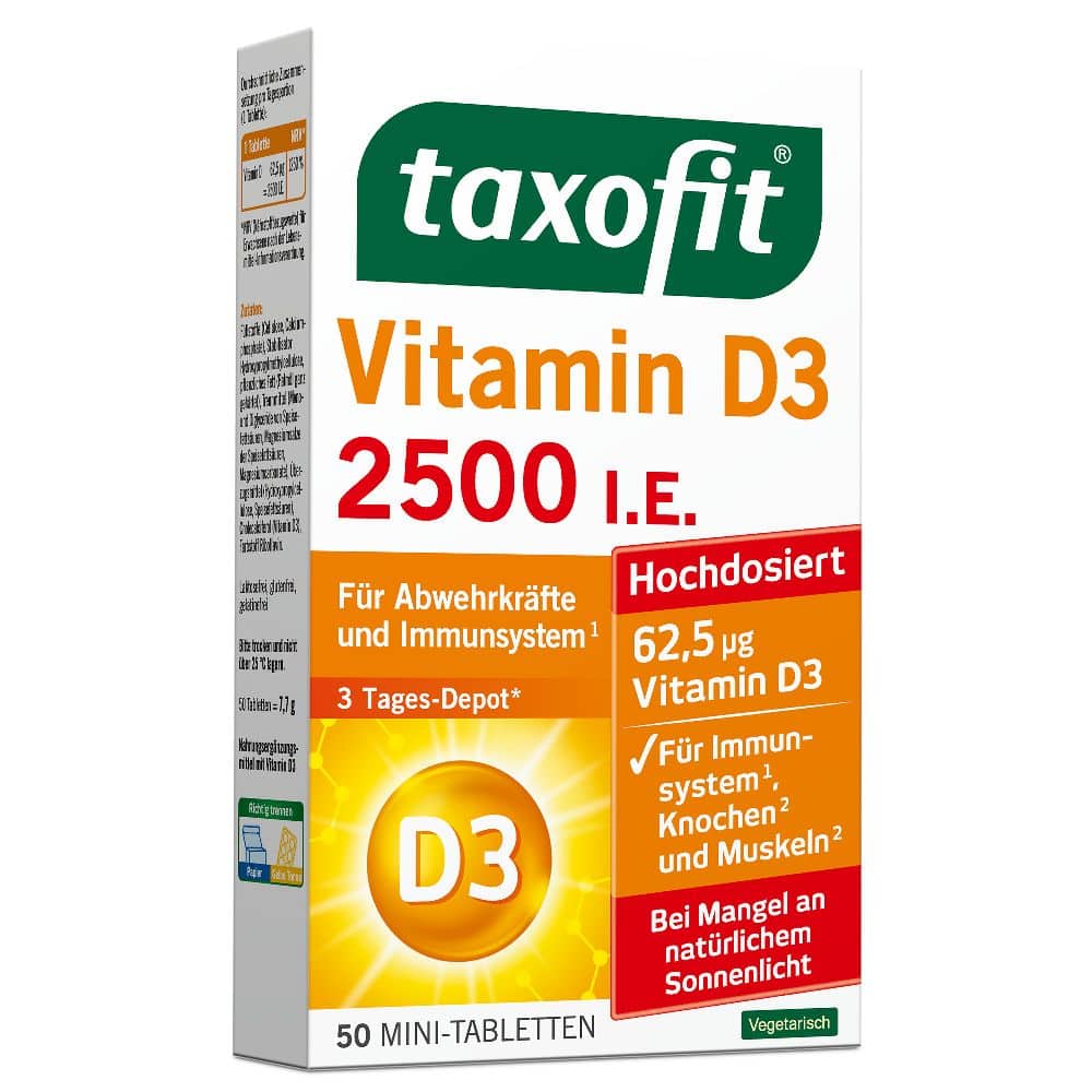 taxofit VITAMIN D3 2500 I.E. 50 St Tabletten