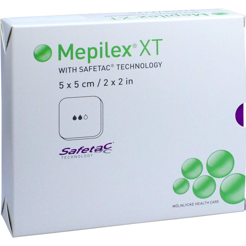 MEPILEX XT 5x5 cm Schaumverband 5 St Verband