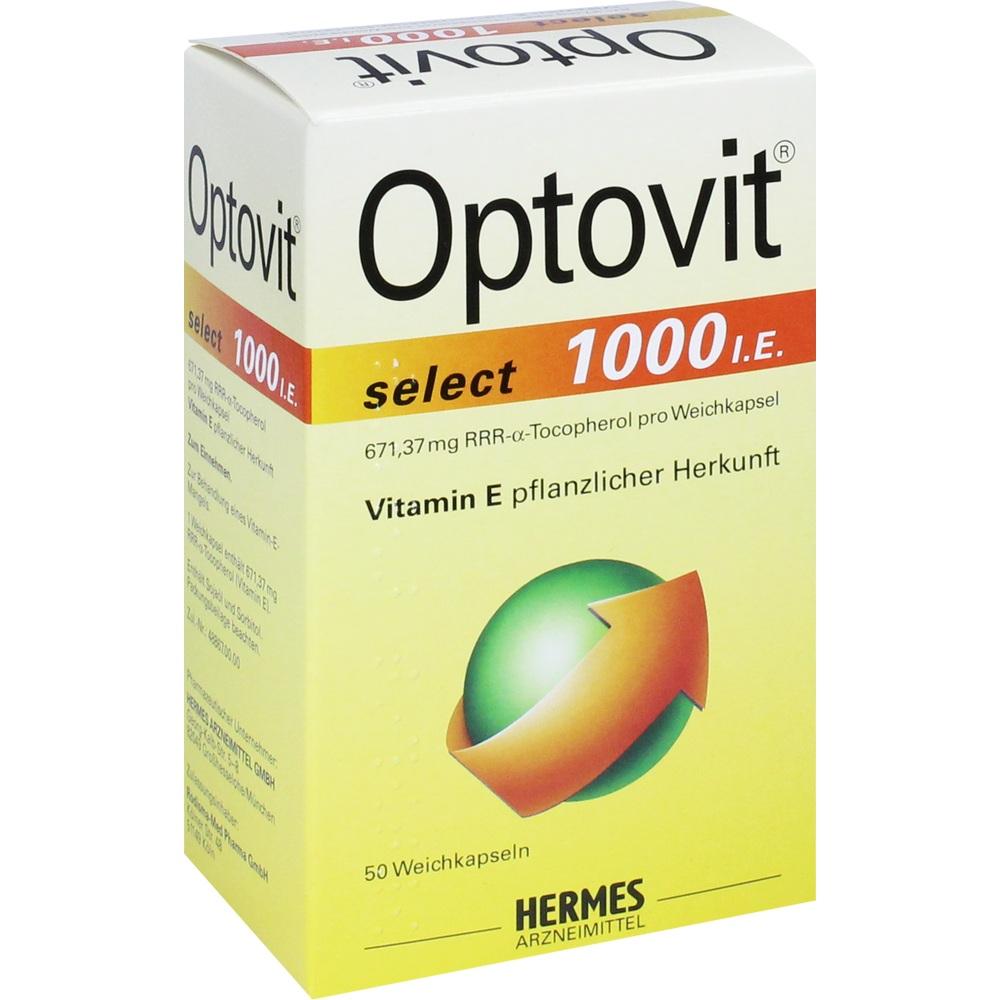 OPTOVIT select 1.000 I.E. Kapseln 50 St Kapseln