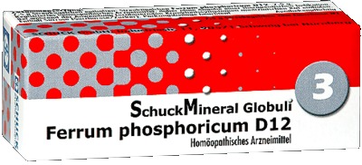 SCHUCKMINERAL Globuli 3 Ferrum phosphoricum D12 7.5 g Globuli
