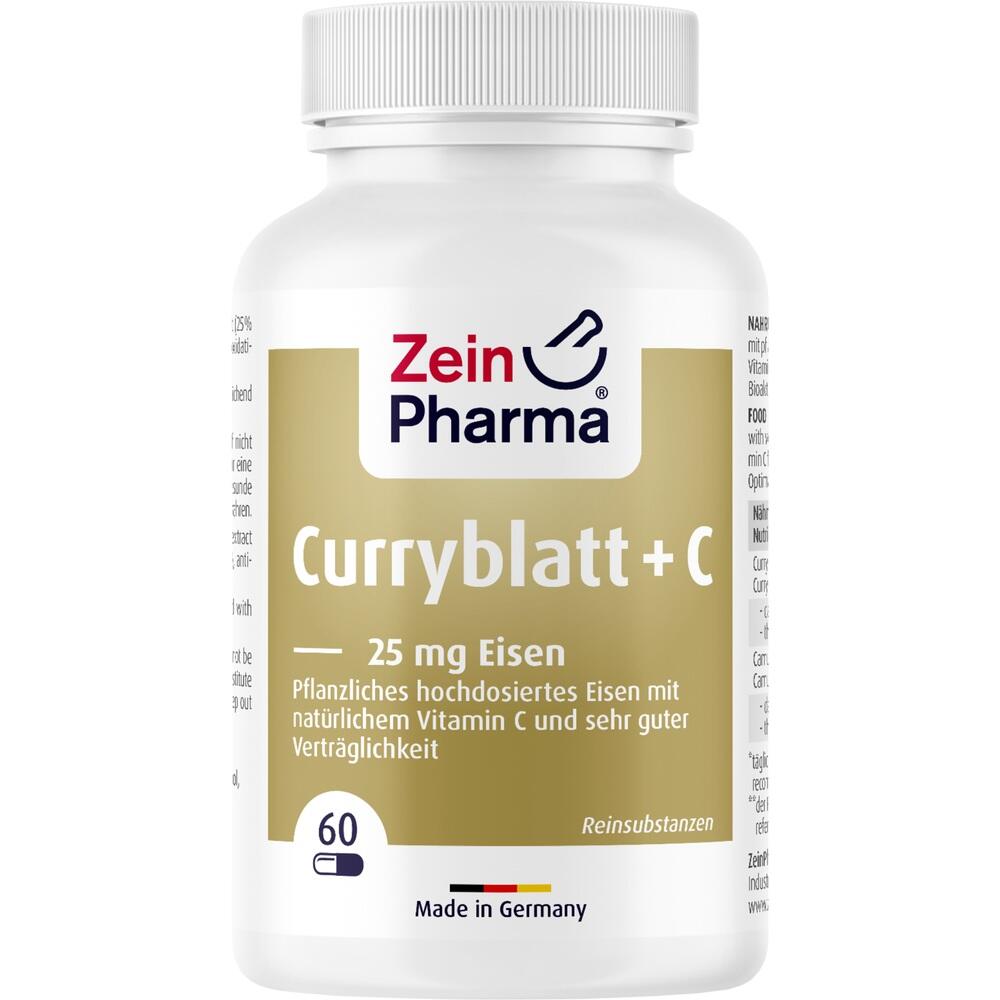 Zein Pharma Curryblatt + C 25mg Eisen 60 St Kapseln