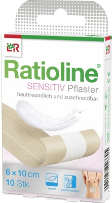 RATIOLINE sensitive Wundschnellverband 6 cmx1 m 1 St Pflaster