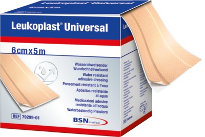 Bsn medical GmbH Leukoplast Universal Pfl.wasserabw.6 Cmx5 M Rolle 1 St Pflaster