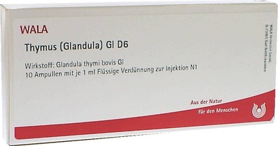 WALA Thymus Glandula GL D6 10X1 ml Ampullen