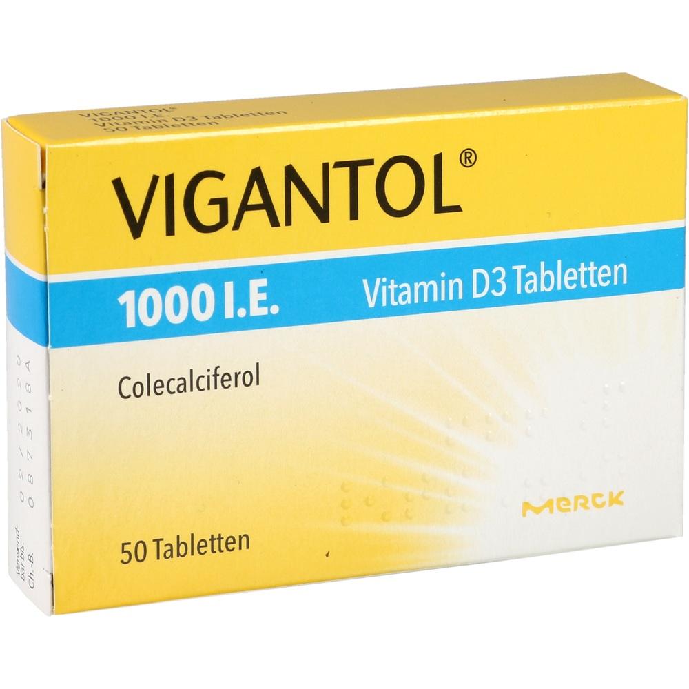 VIGANTOL 1.000 I.E. Vitamin D3  50 St Tabletten