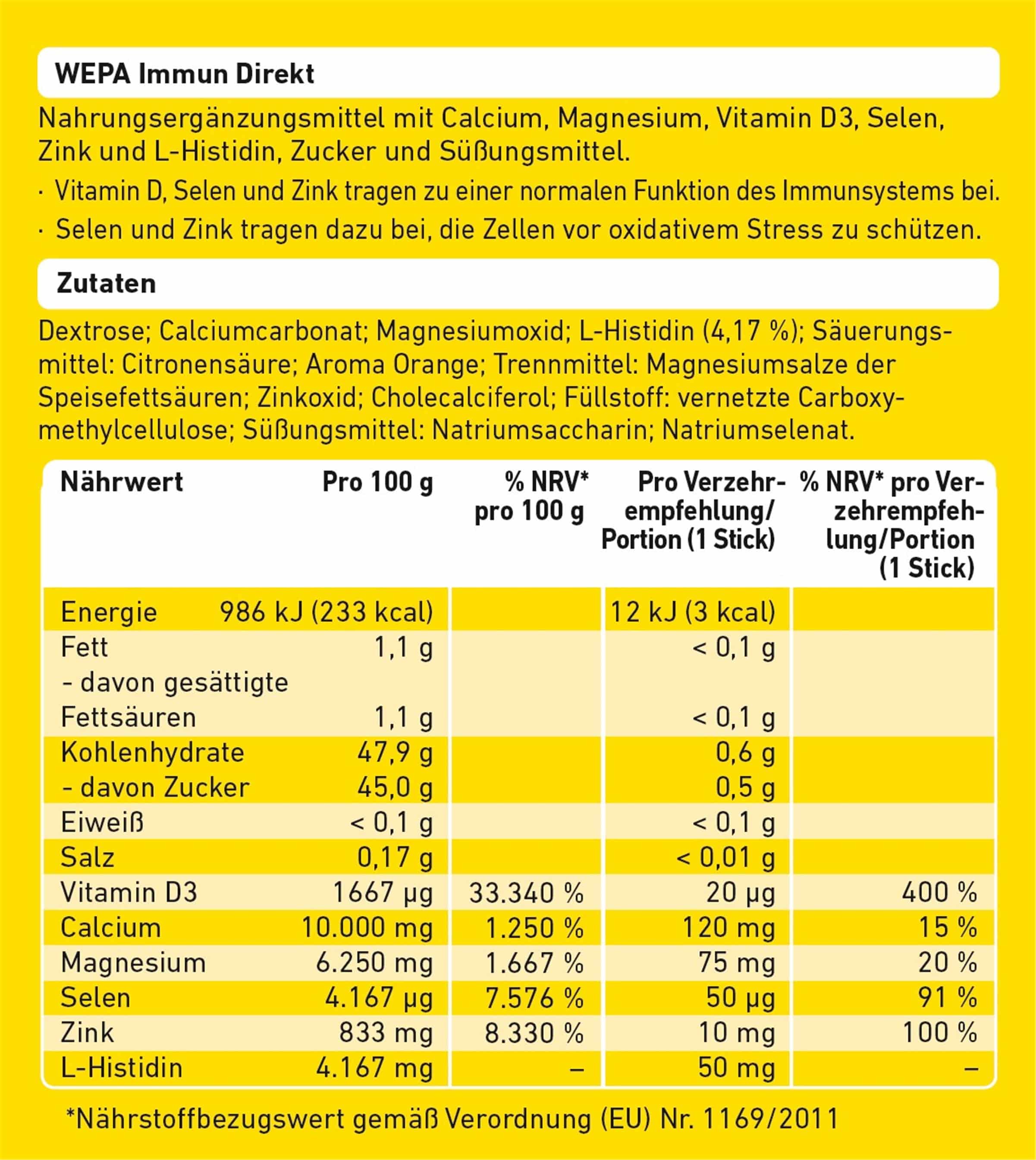 WEPA IMMUN DIREKT 20 St Pulver