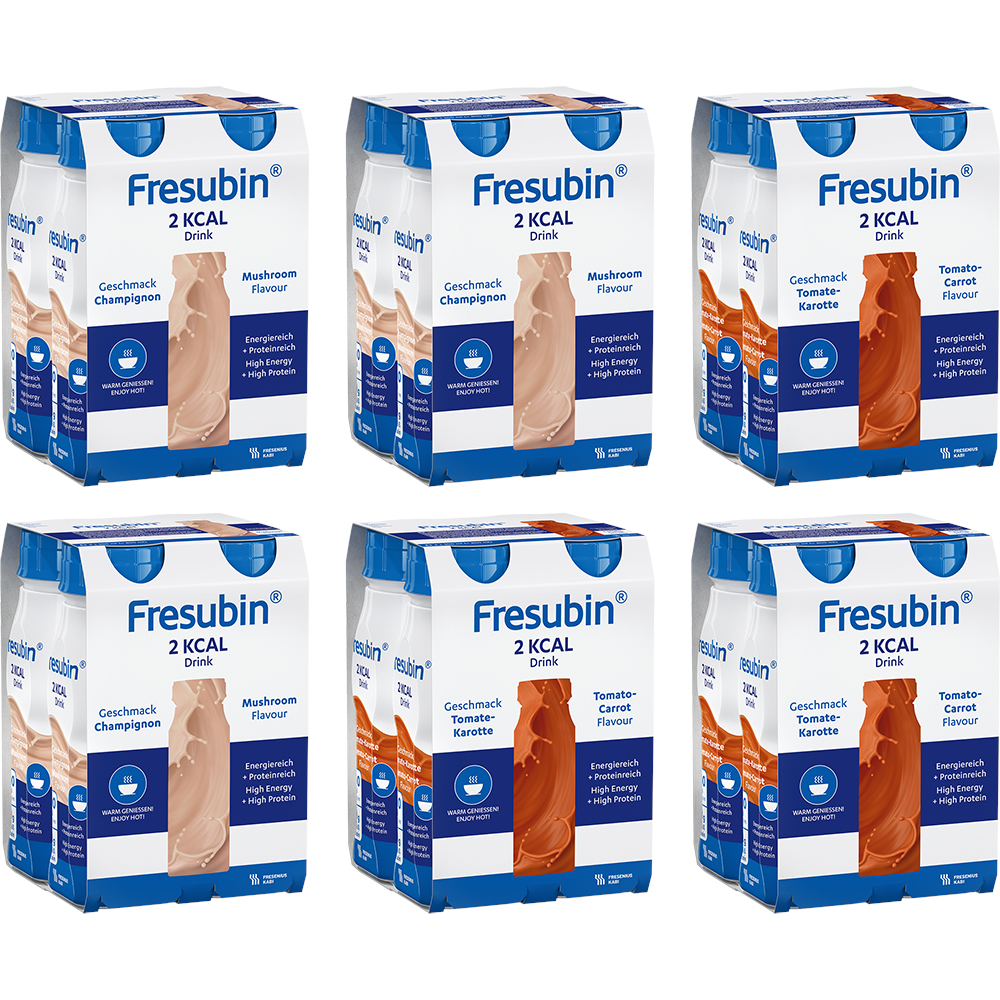 Fresubin 2 kcal  Trinknahrung Mischkarton herzhaft  24X200 ml Flüssigkeit