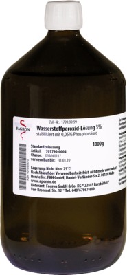 WASSERSTOFFPEROXID Lösung 3% 1000 g Lösung