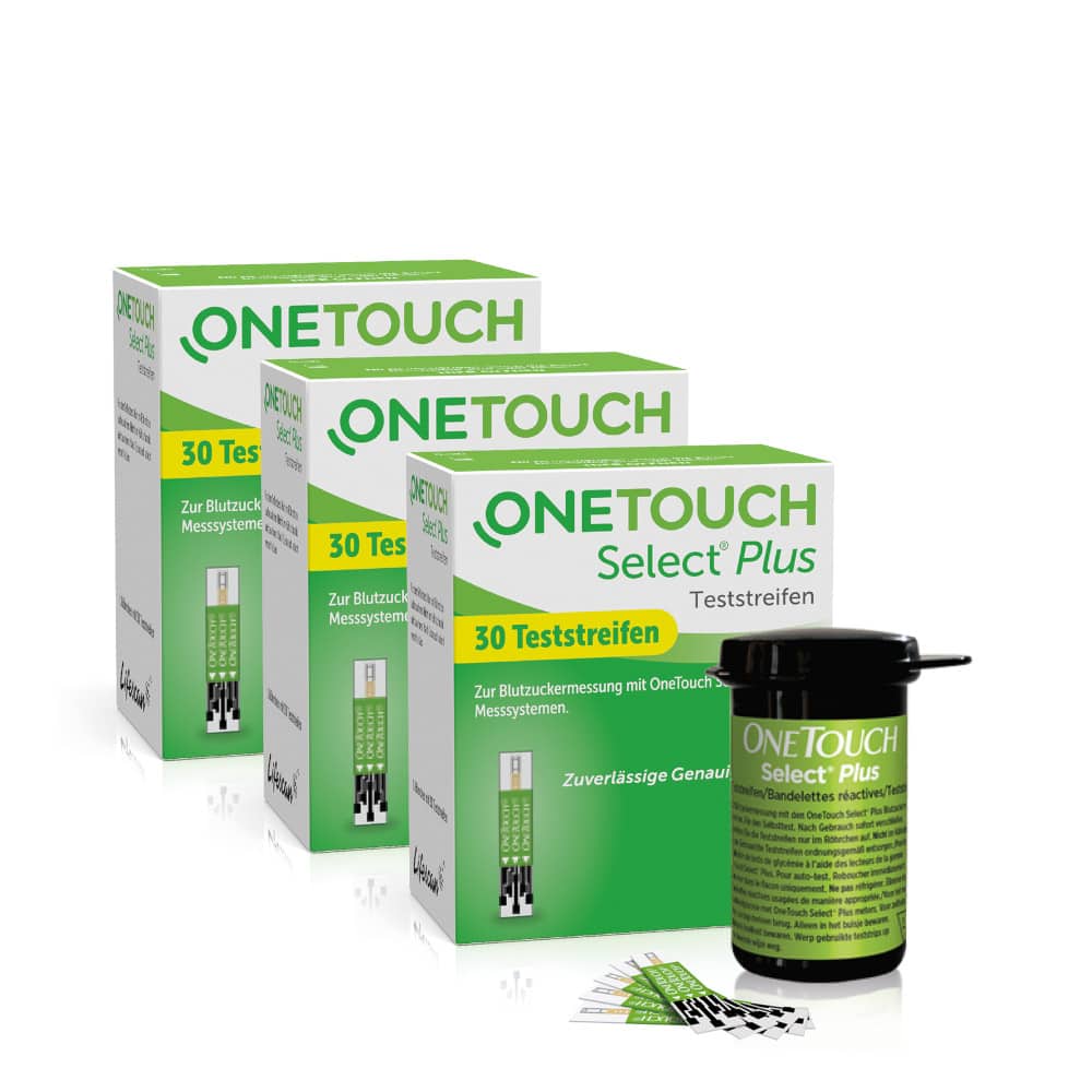 OneTouch Select Plus 3X30 St Teststreifen