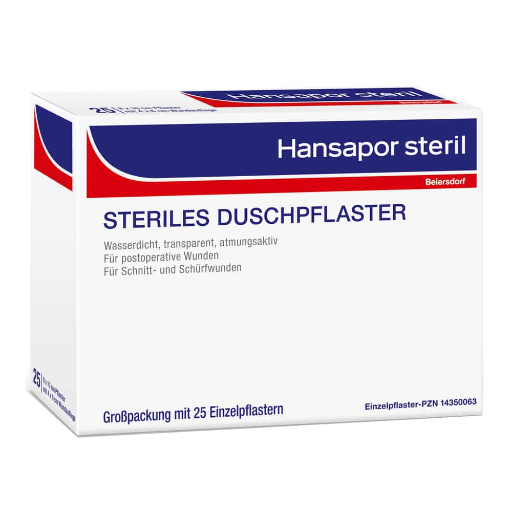 Hansapor STERILES DUSCHPFLASTER 6 x 7cm 1 St Pflaster