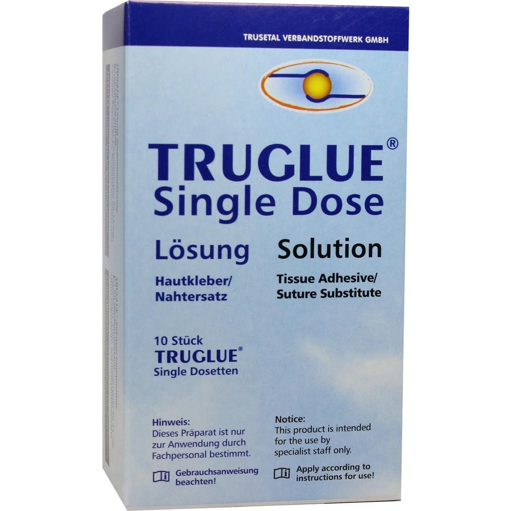 TRUGLUE 10 Single Dose Haut- u.Gewebekleber 10 St Lösung