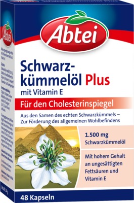 Abtei Schwarzkümmelöl Plus 48 St Kapseln