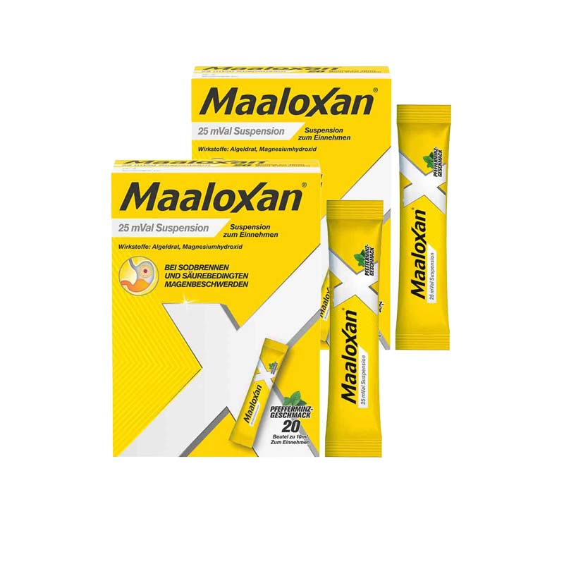 Maaloxan Suspension 20x10 ml Doppelpack 2X20X10 ml Suspension